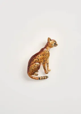 Fable England Bengal Brooch Brown