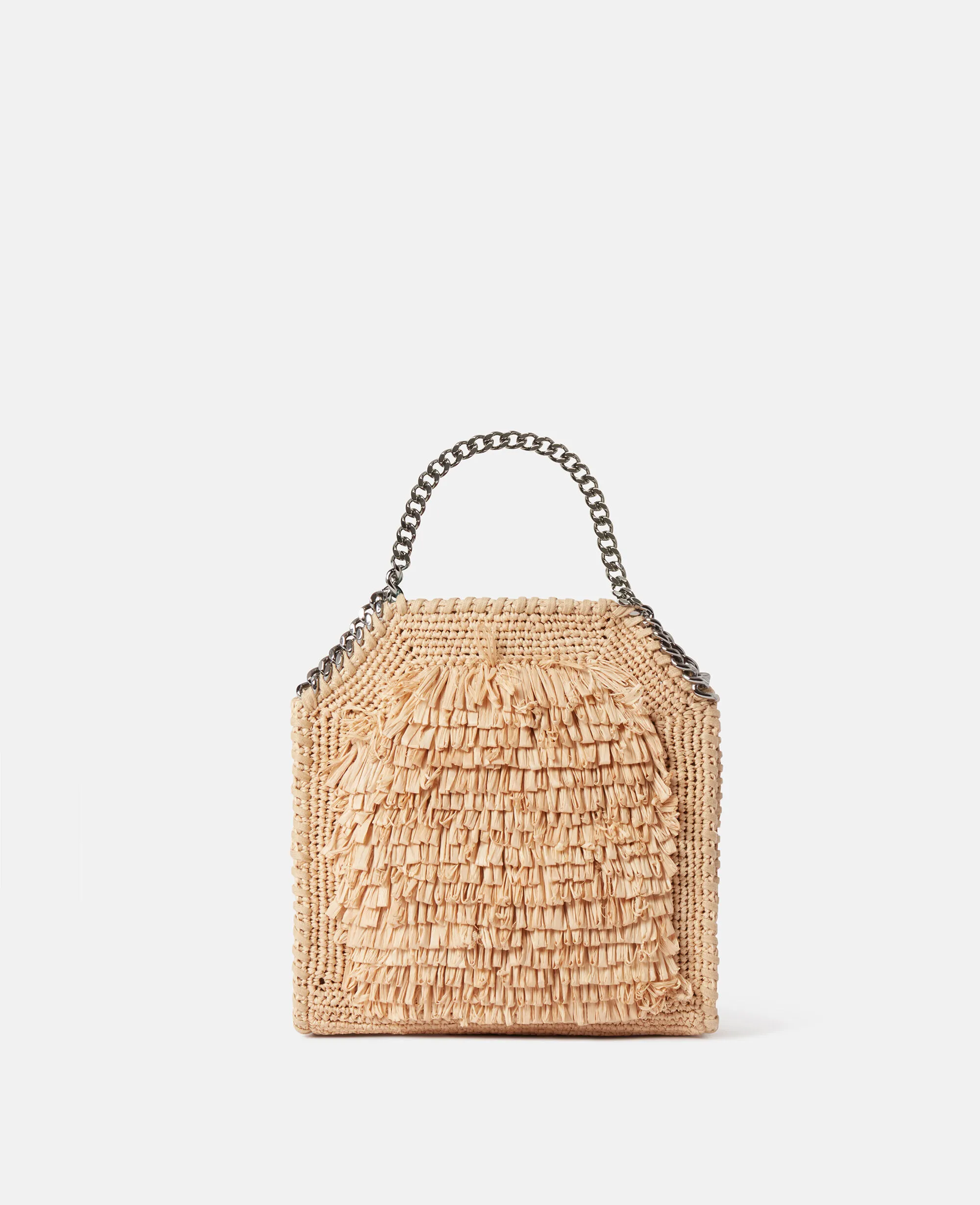 Falabella Raffia Tiny Tote Bag