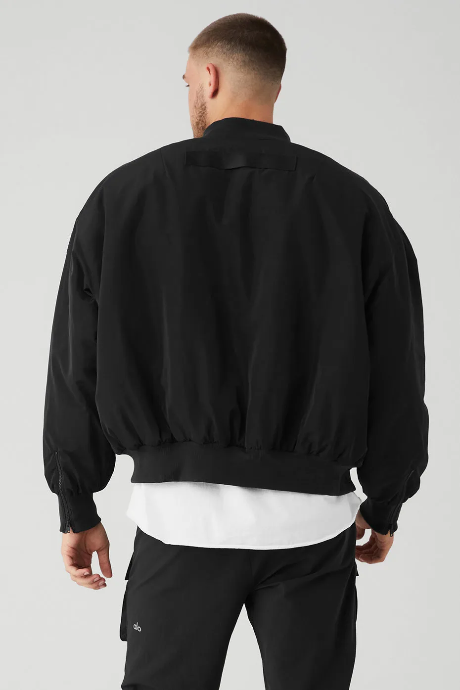 Faux Fur Urbanite Bomber - Black/Ivory