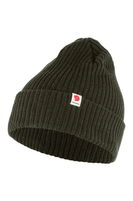 Fjallraven beanie Rib Hat green color F13100184.662