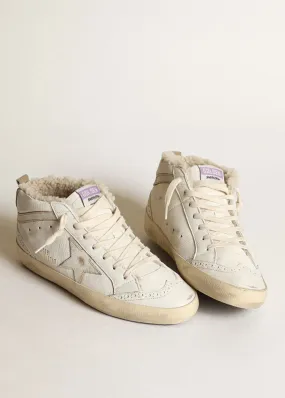 Golden Goose Deluxe Brand Mid Star Shearling Sneakers