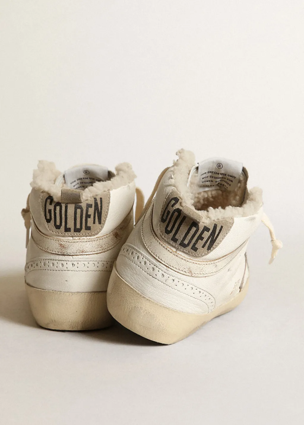 Golden Goose Deluxe Brand Mid Star Shearling Sneakers