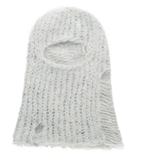 HELIOT EMIL Arise Mohair Balaclava Light Grey