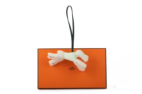 Hermès BNIB Green Shearling Dog Charm