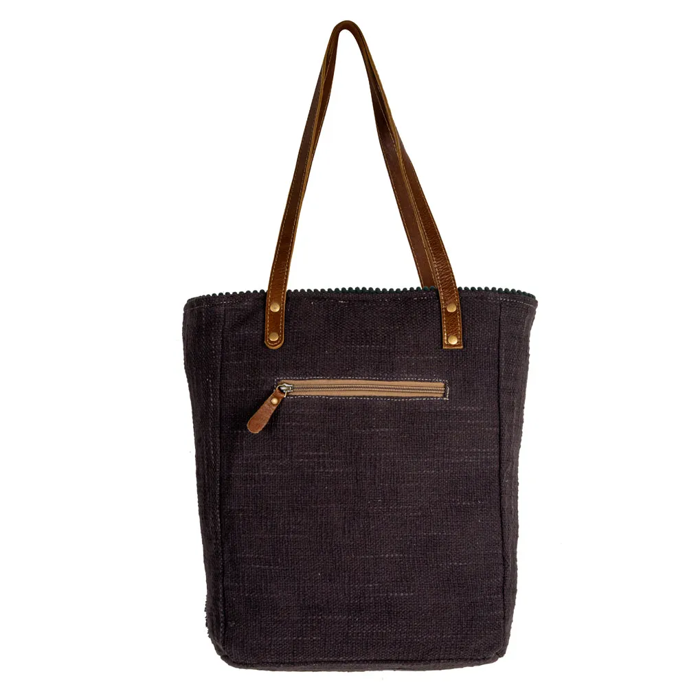 Homestyle Warmth Embroidered Tote Bag