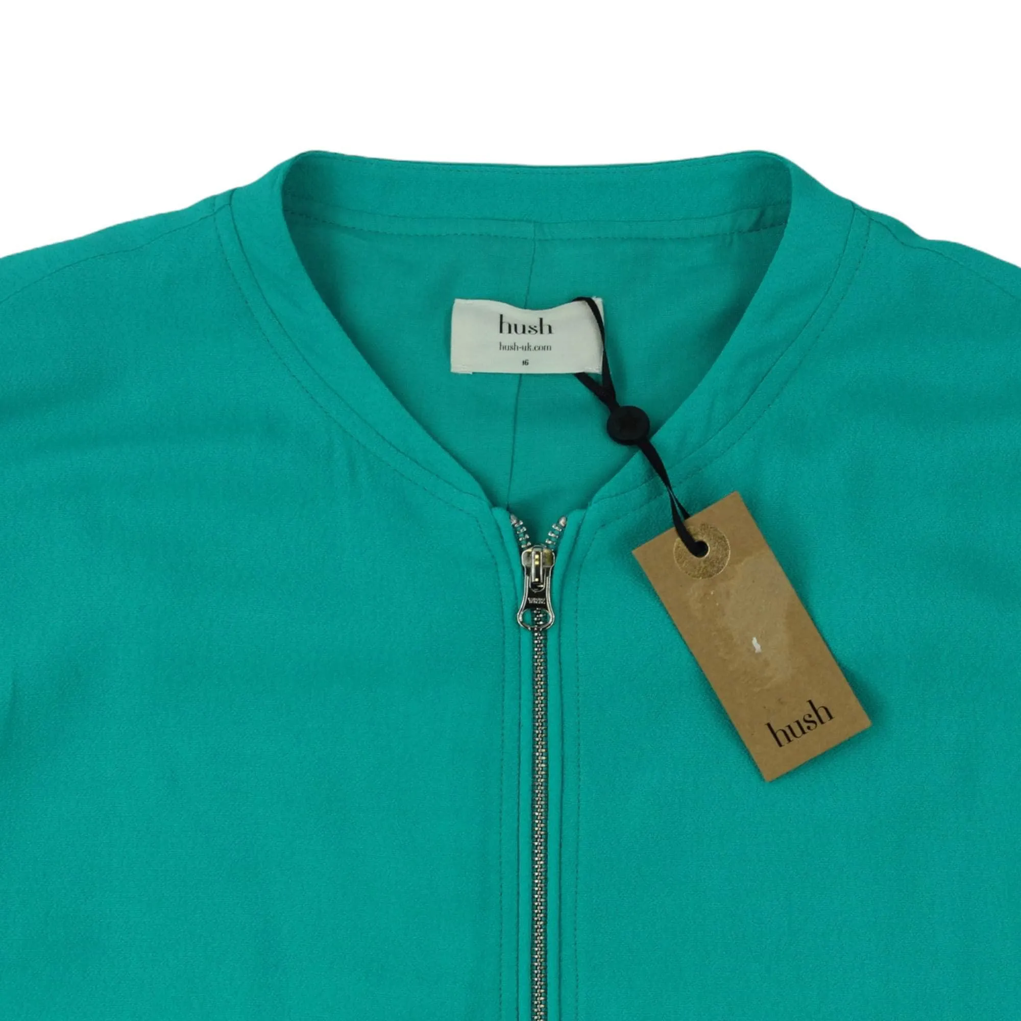 Hush Turquoise Lightweight Bomber Jacket