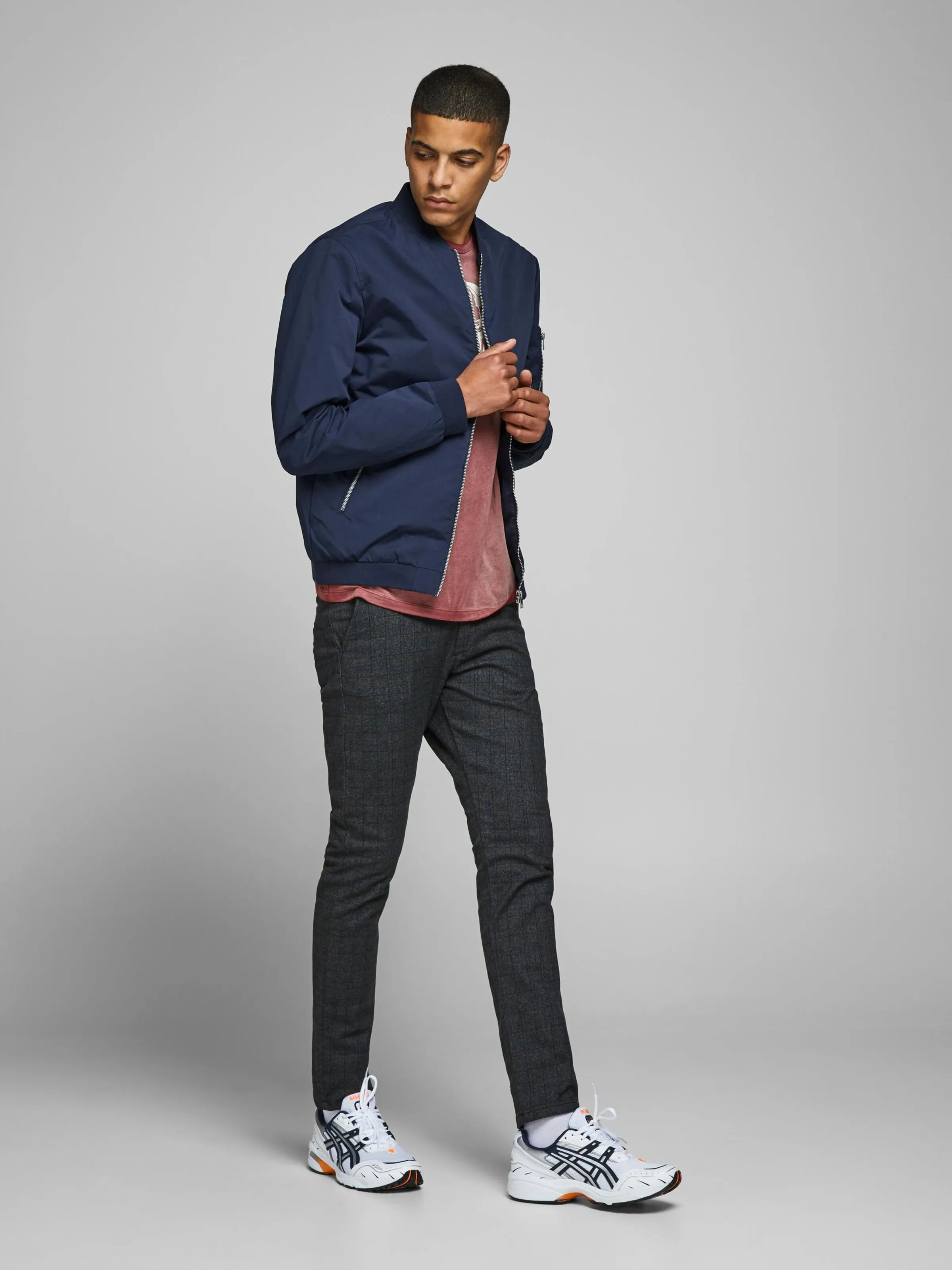 JACK & JONES Regular fit Between-season jacket 'Rush' in Night Blue