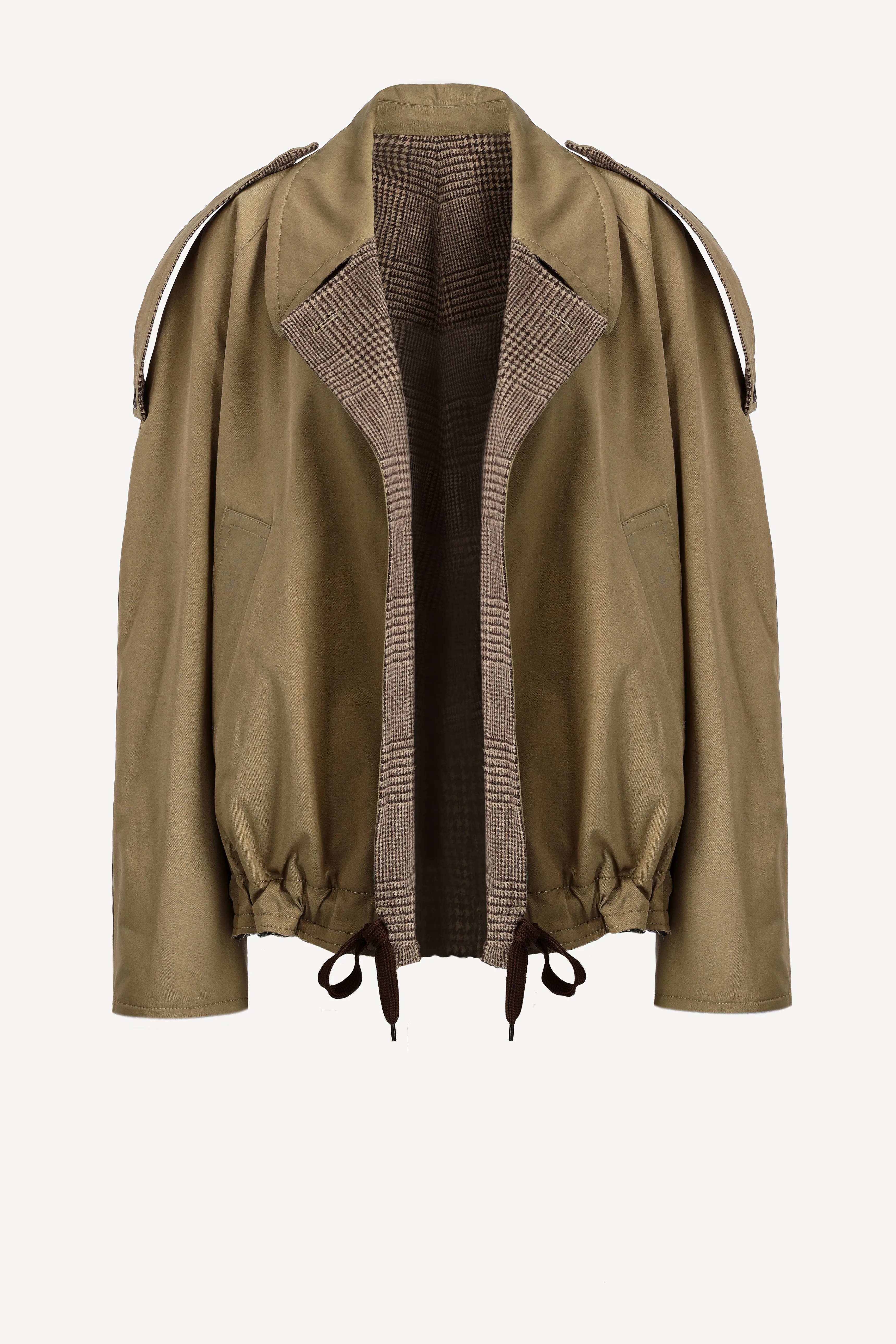 Jacke Bomber Trench in Khaky