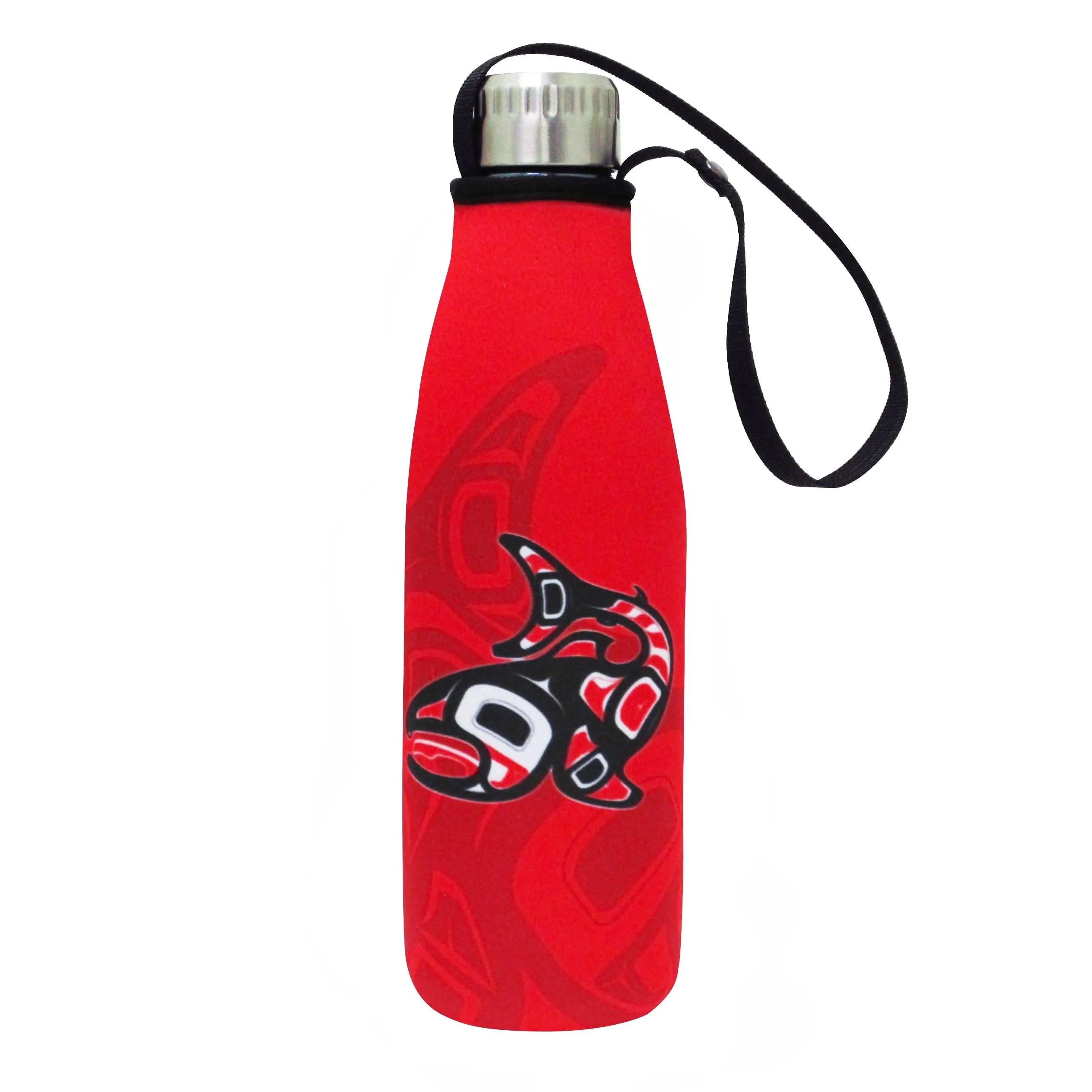 Jamie Sterritt Salmon Water Bottle and Sleeve