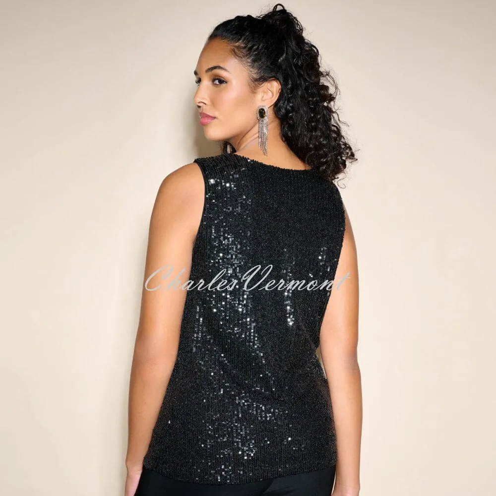 Joseph Ribkoff 'Signature' Sleeveless Sequin Top - Style 233790