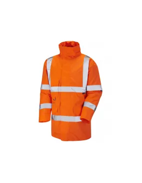 Leo Workwear - A01 Tawstock Class 3 Anorak - Orange - 2020ppe Size S