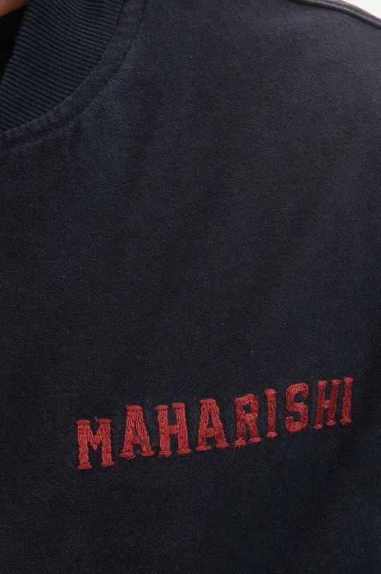 Maharishi bomber jacket men’s black color