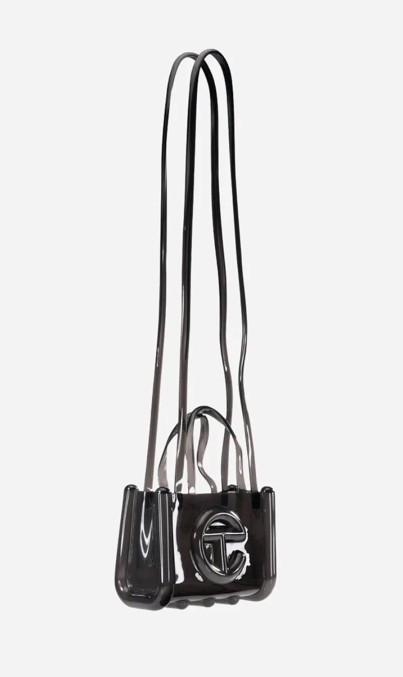  Melissa x Telfar      Small Jelly Shopper Bag - Clear Black 