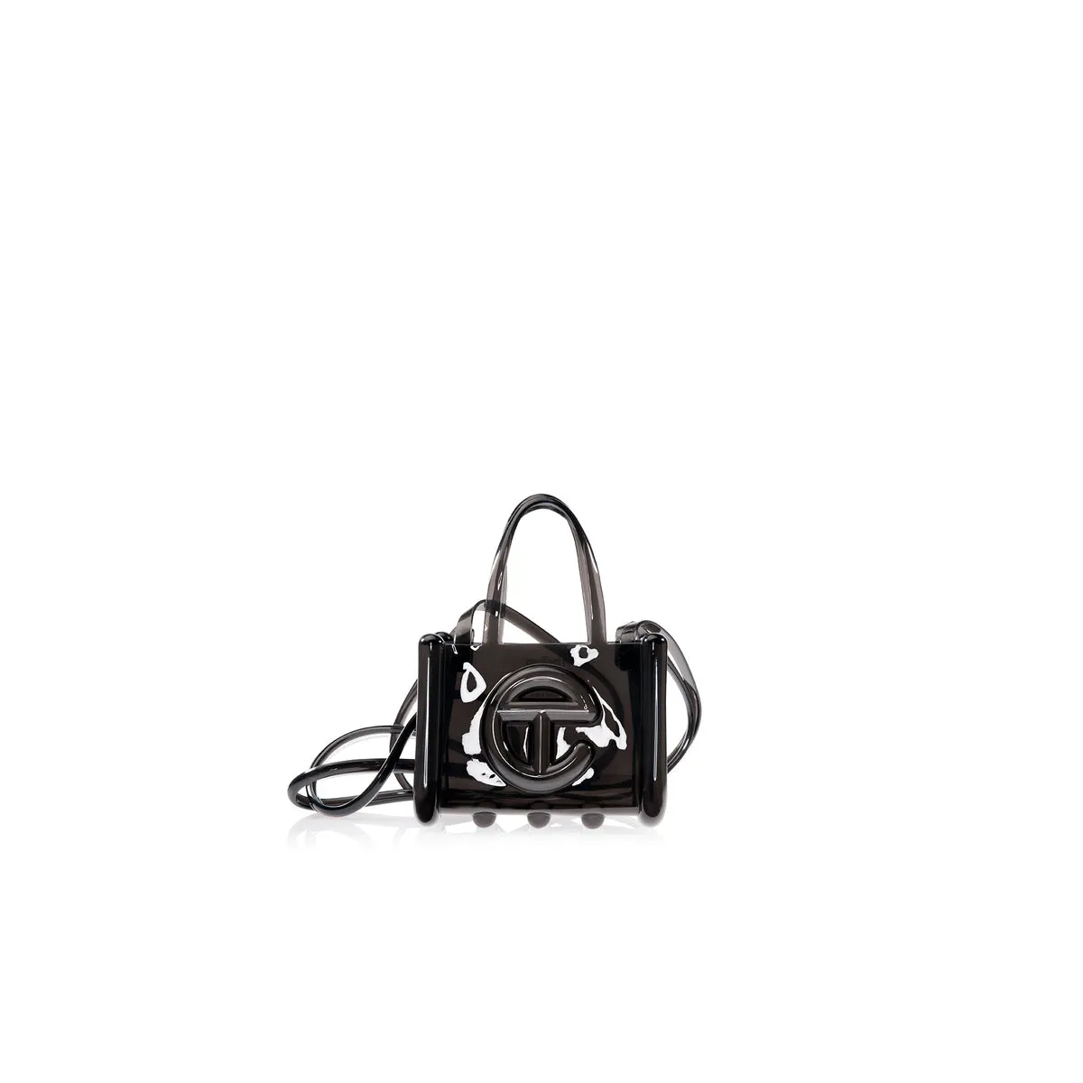  Melissa x Telfar      Small Jelly Shopper Bag - Clear Black 