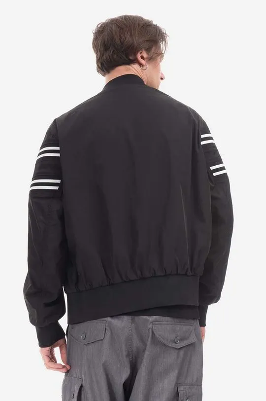 Neil Barett reversible bomber jacket men's black color