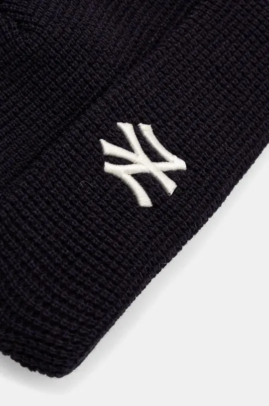 New Era beanie SHORT CUFF BEANIE NEW YORK YANKEES navy blue color 60565437