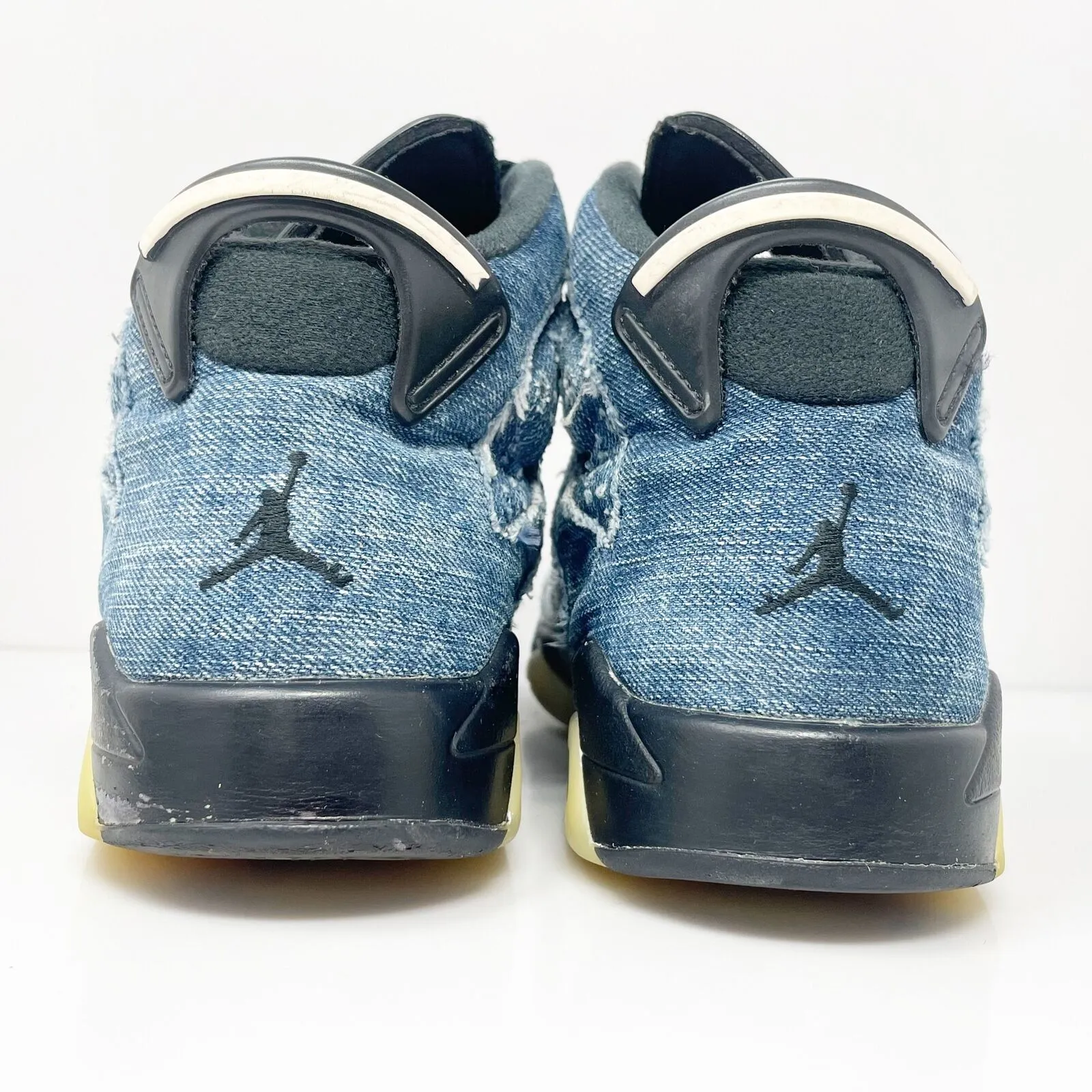 Nike Boys Air Jordan 6 CV5489-401 Blue Basketball Shoes Sneakers Size 7Y