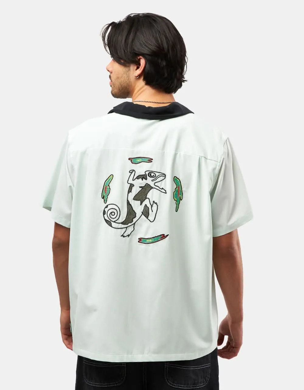 Nike SB Skate Bowler S/S Shirt - Barely Green/Black