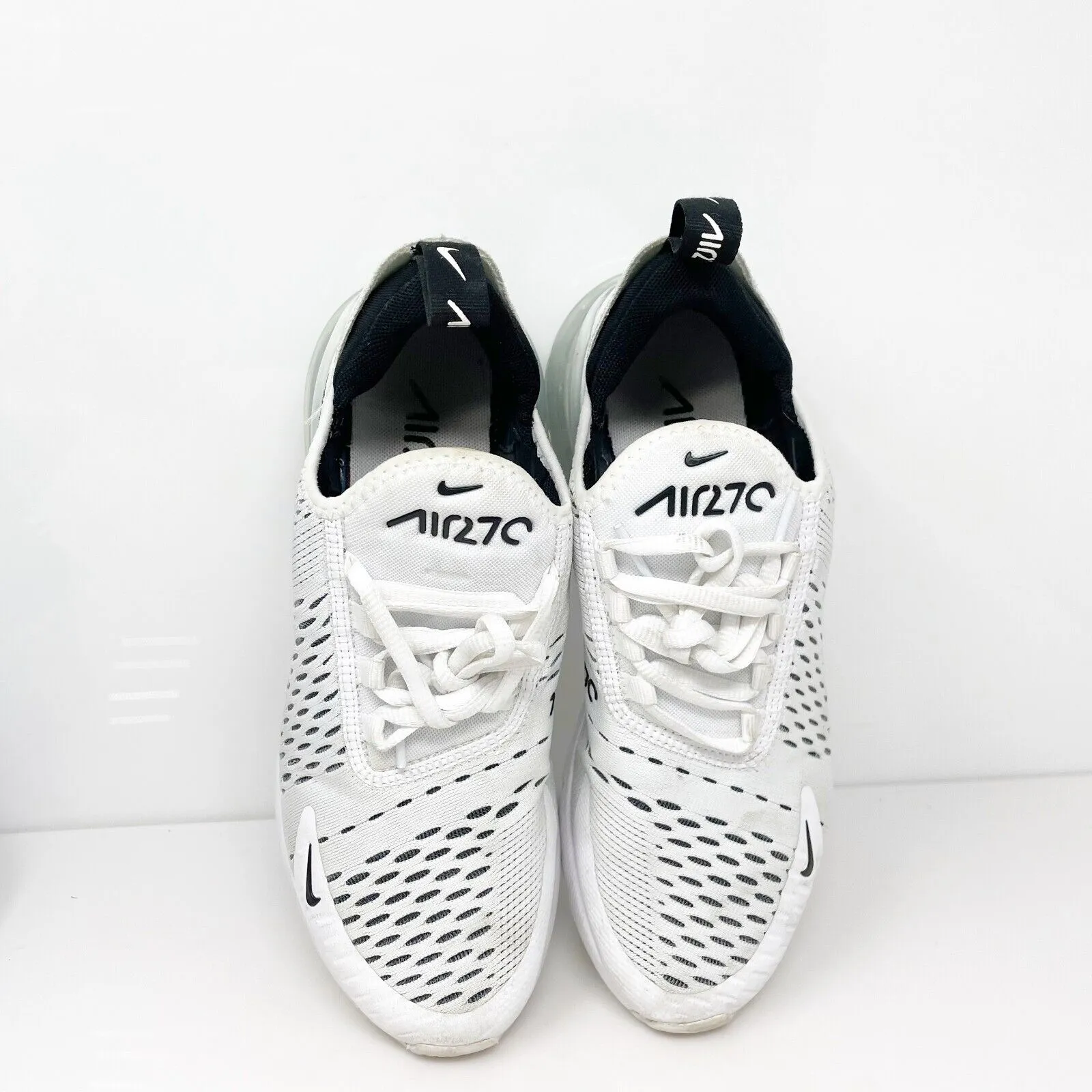 Nike Womens Air Max 270 AH6789-100 White Running Shoes Sneakers Size 6.5