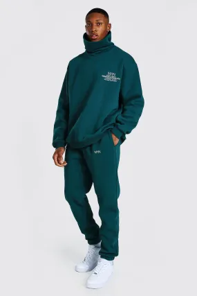 Oversized Man Snood Sweater Tracksuit