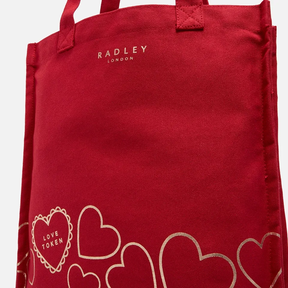 Radley Valentines Medium Cotton-Canvas Tote Bag