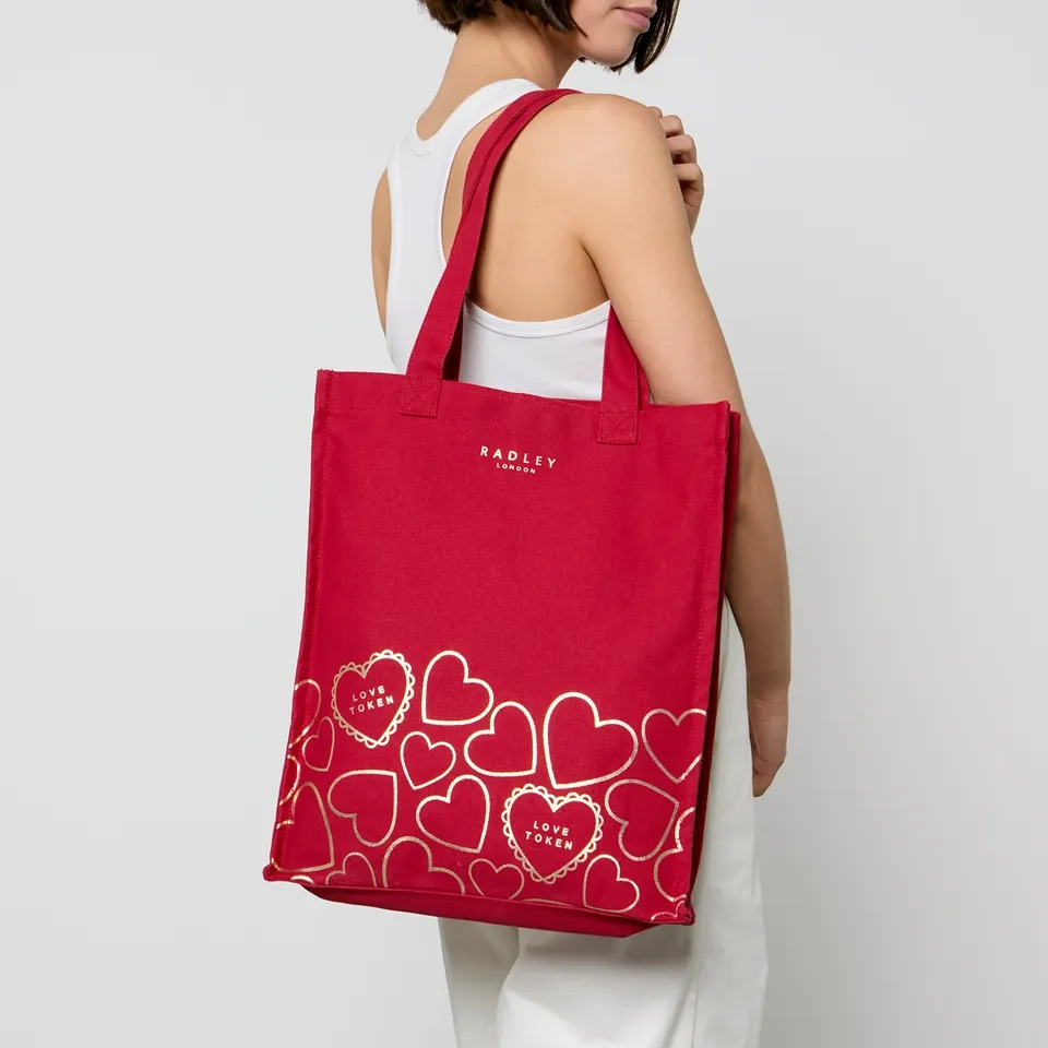 Radley Valentines Medium Cotton-Canvas Tote Bag