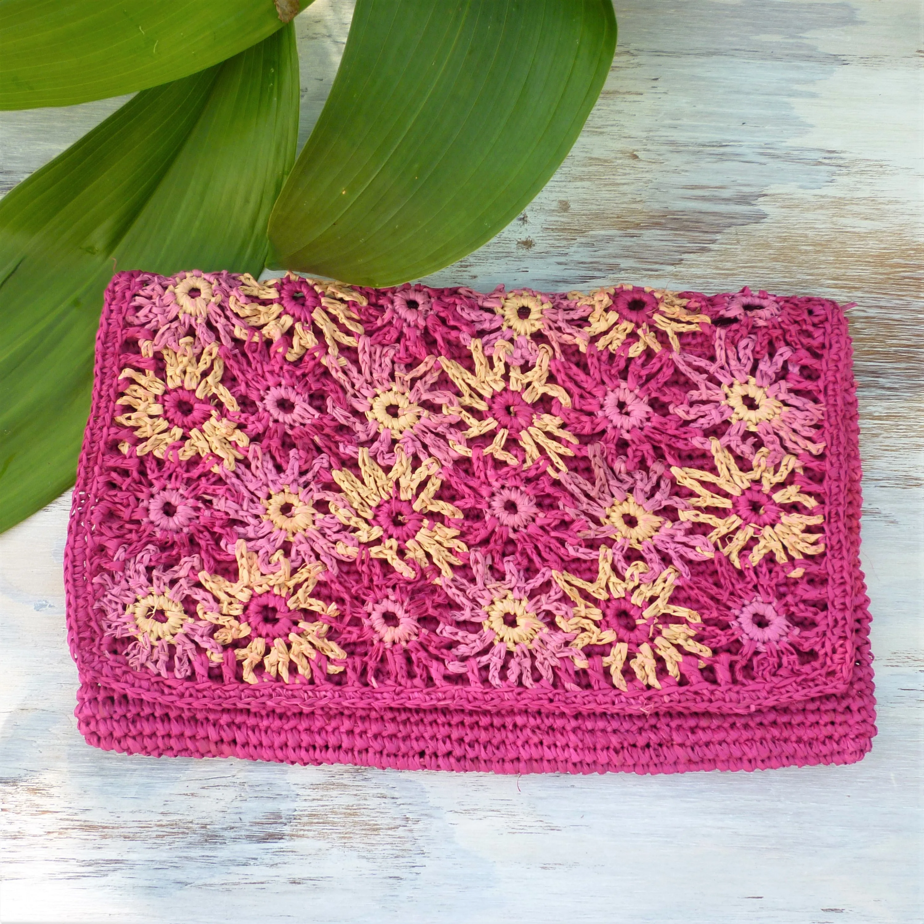 Raffia Pouch