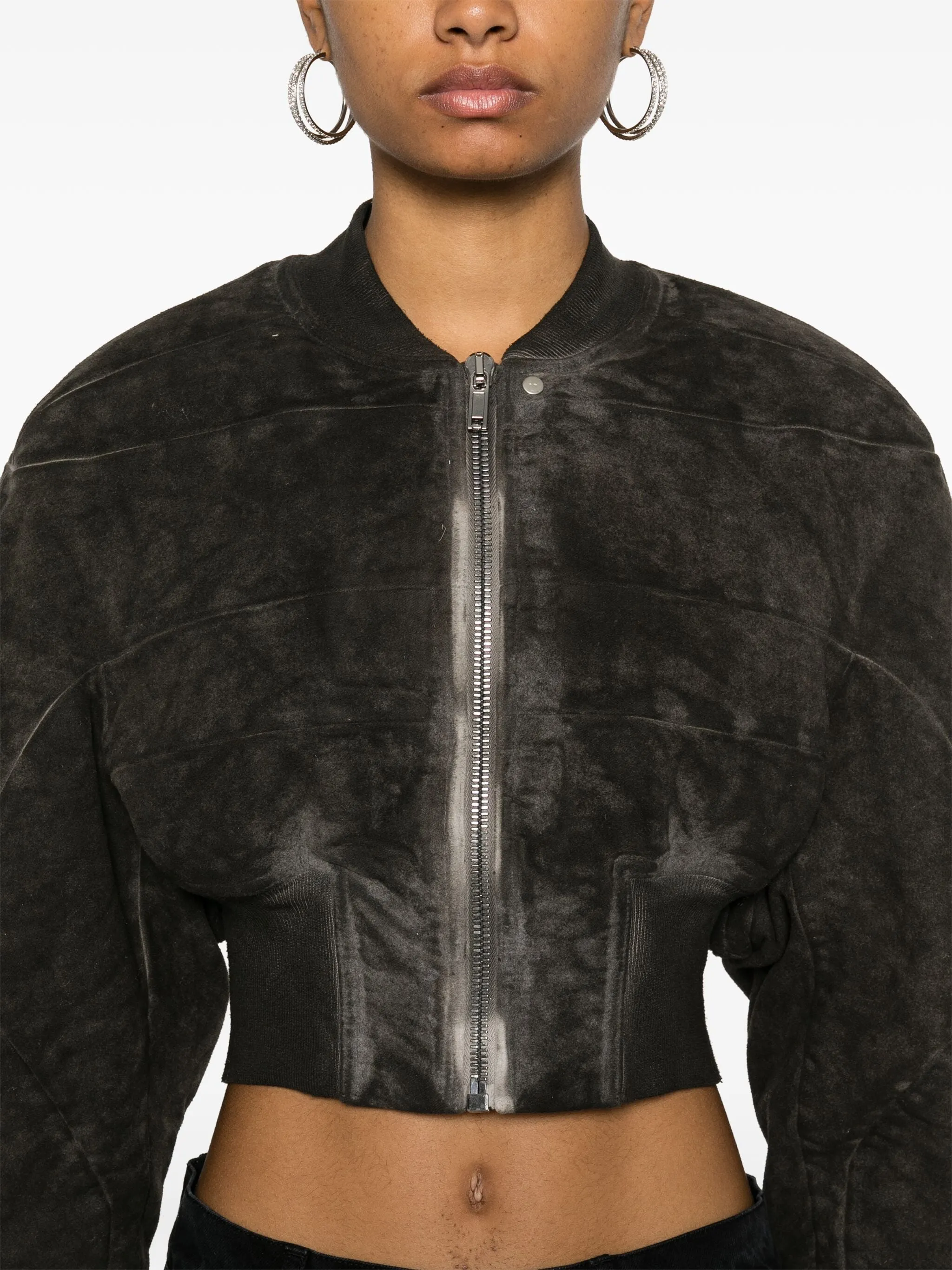 RICK OWENS DRKSHDW - Women Bomber Imbottito - Collage Bomber