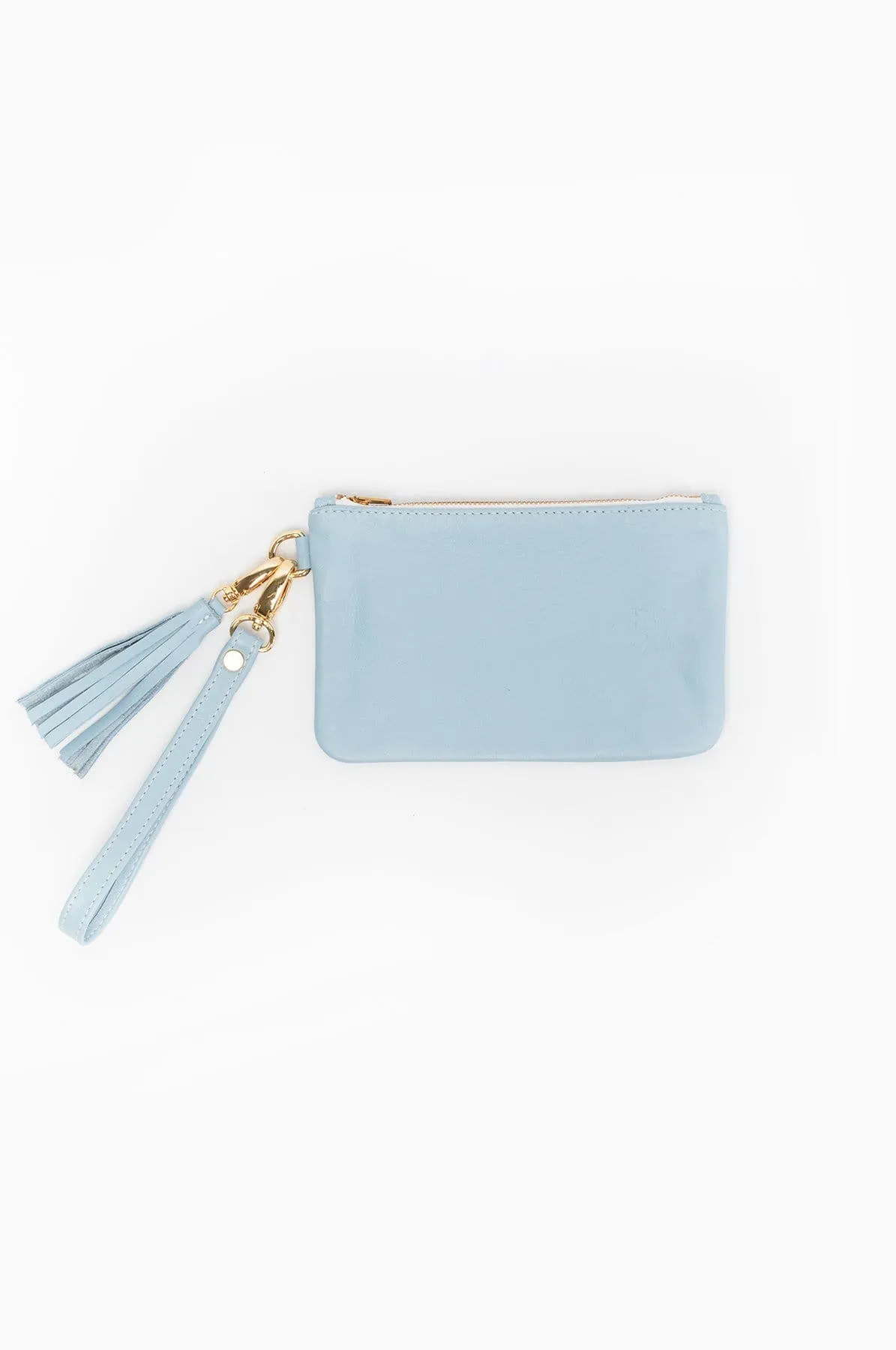 RLH3407 - The Leather Wristlet Zip Pouch