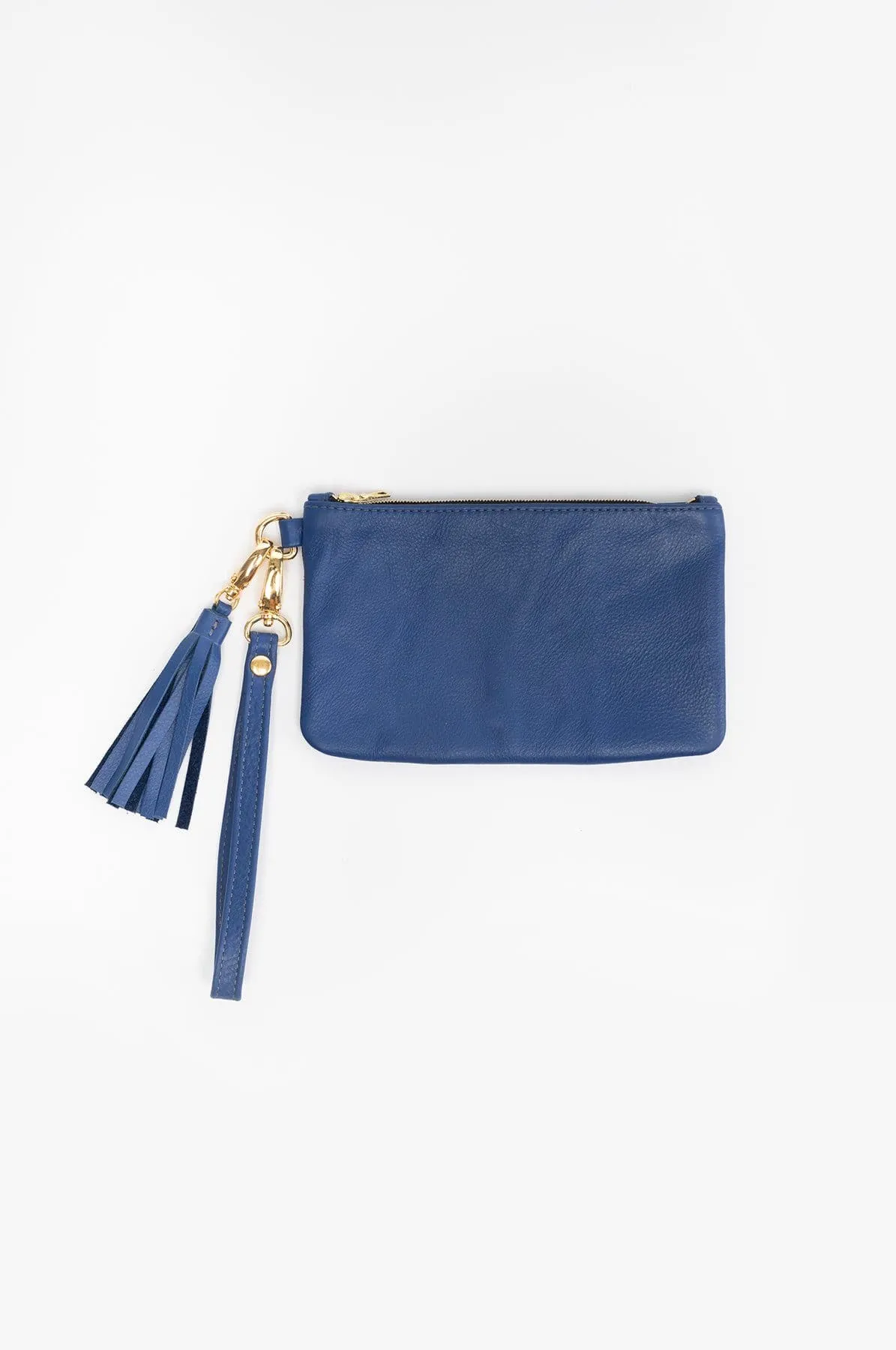 RLH3407 - The Leather Wristlet Zip Pouch