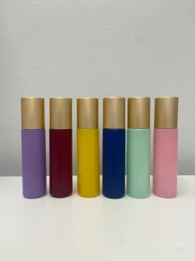 Roller Bottles Macaron x 6 with oil case