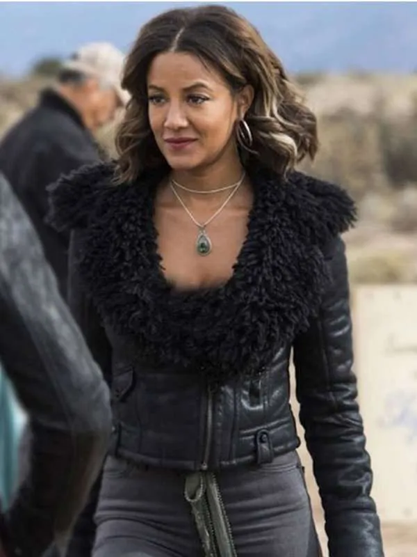 Roswell, New Mexico S03 Heather Hemmens Black Leather Jacket