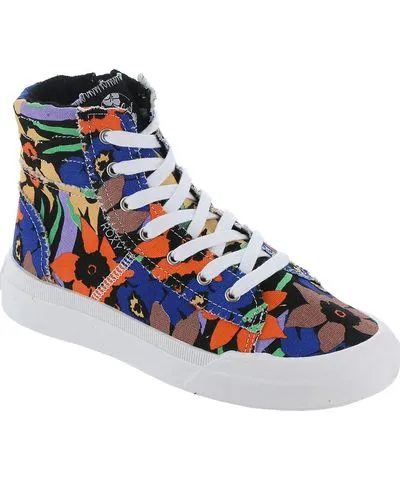 Roxy Rae Mid Womens Canvas Casual High-Top Sneakers