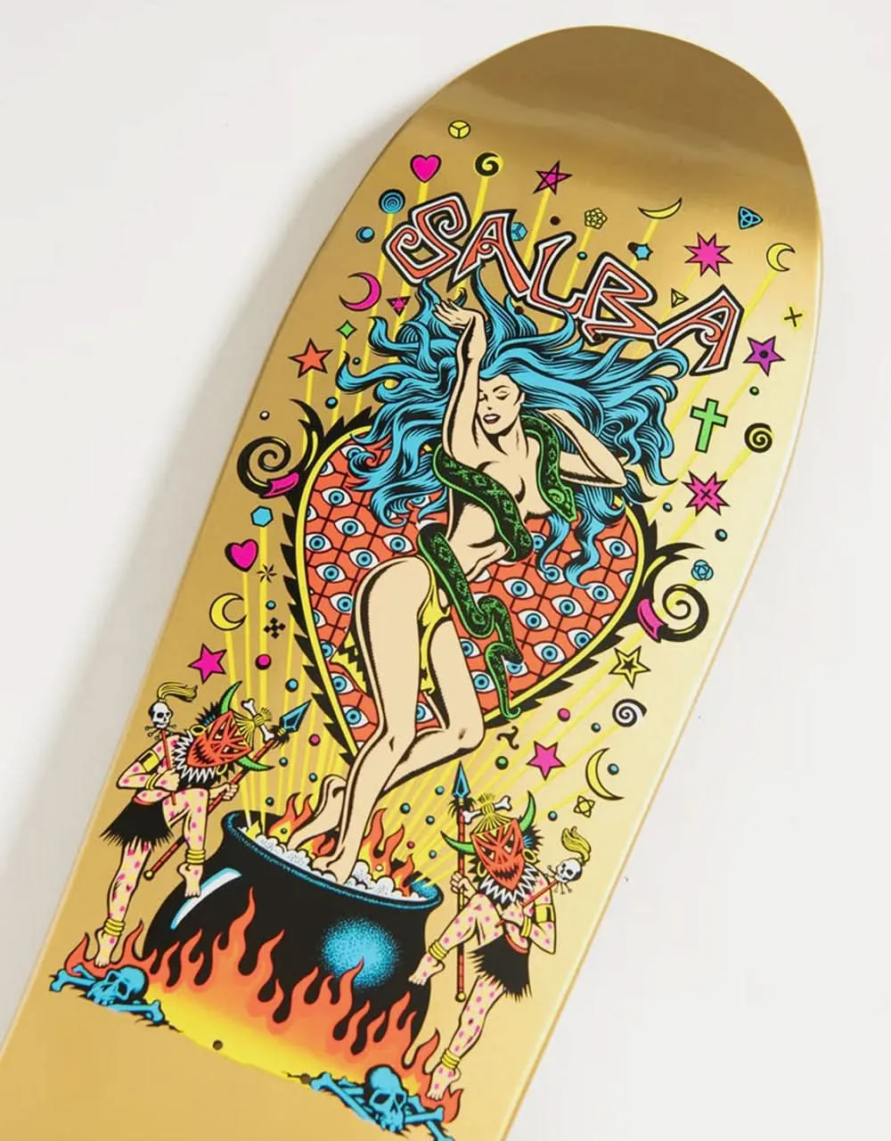 Santa Cruz Salba Witch Doctor Reissue Skateboard Deck - 10.4