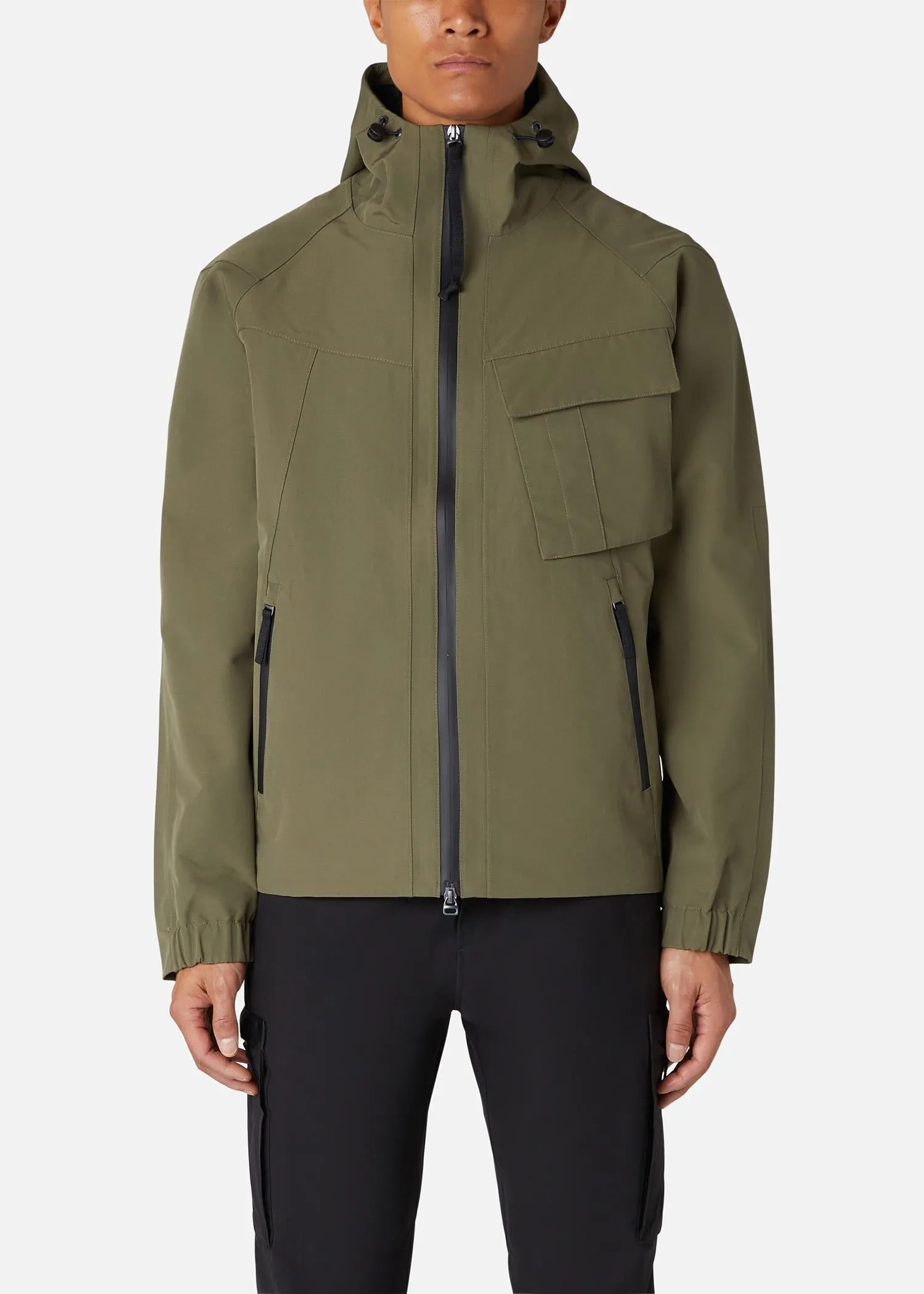 SEAM SEALED ANORAK OLIVE