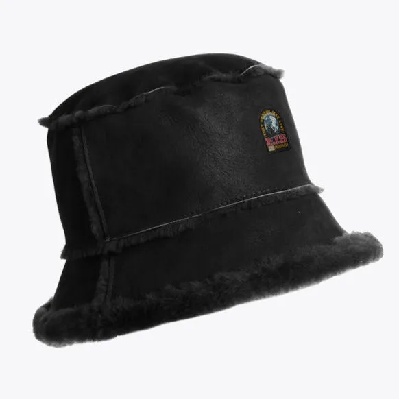 Shearling Bucket Hat (Black)