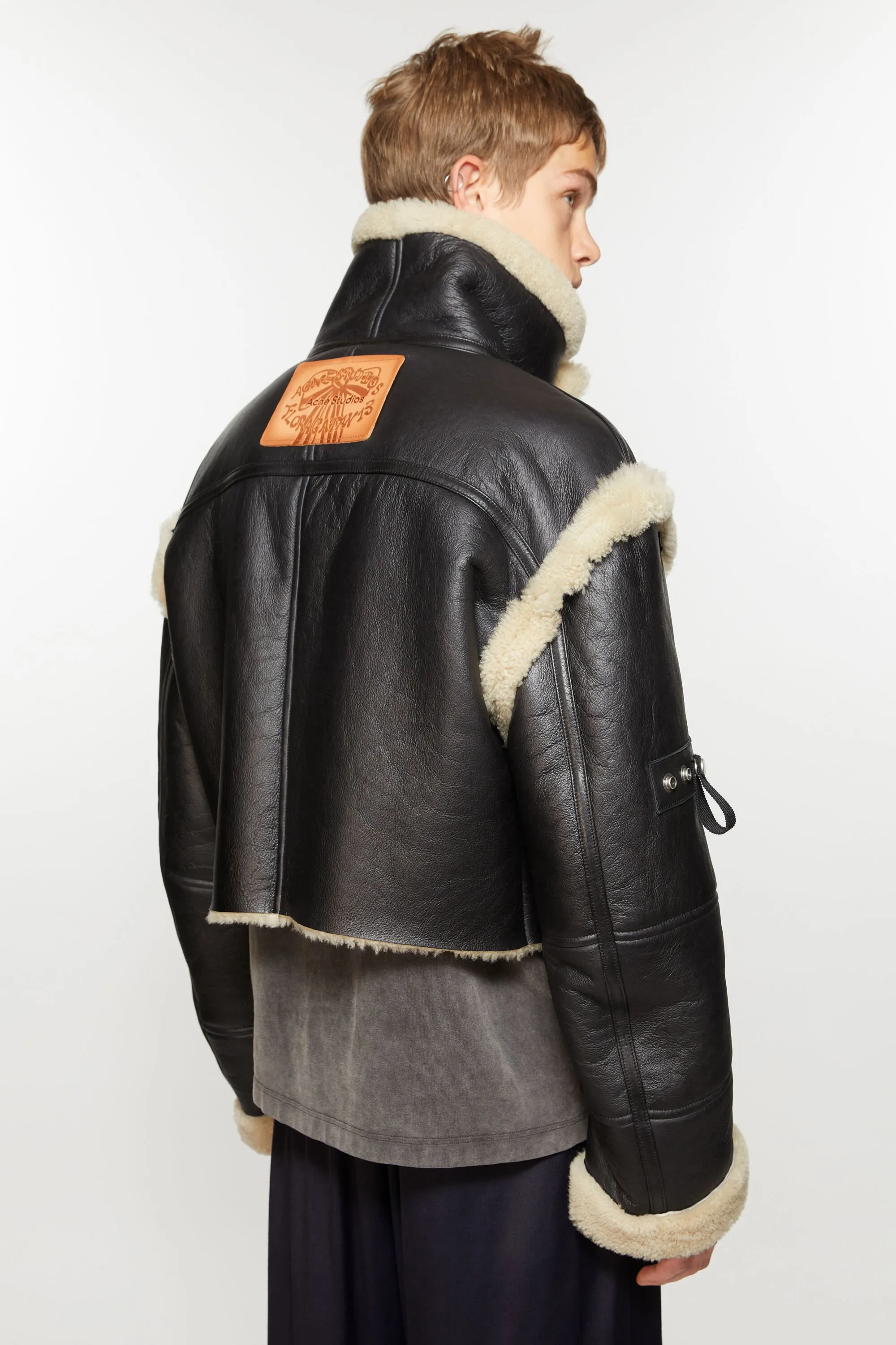 Shearling buckle jacket