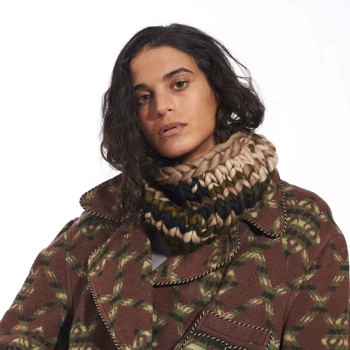 small snood SCARF - camo 