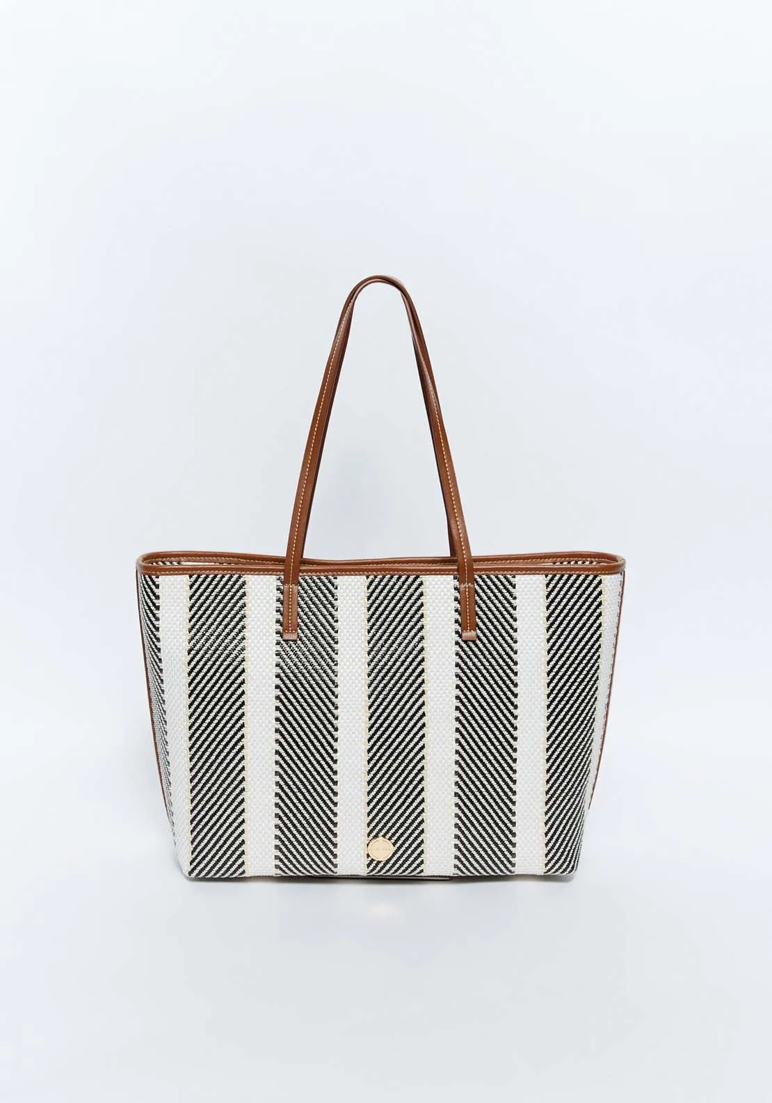 Striped shopper