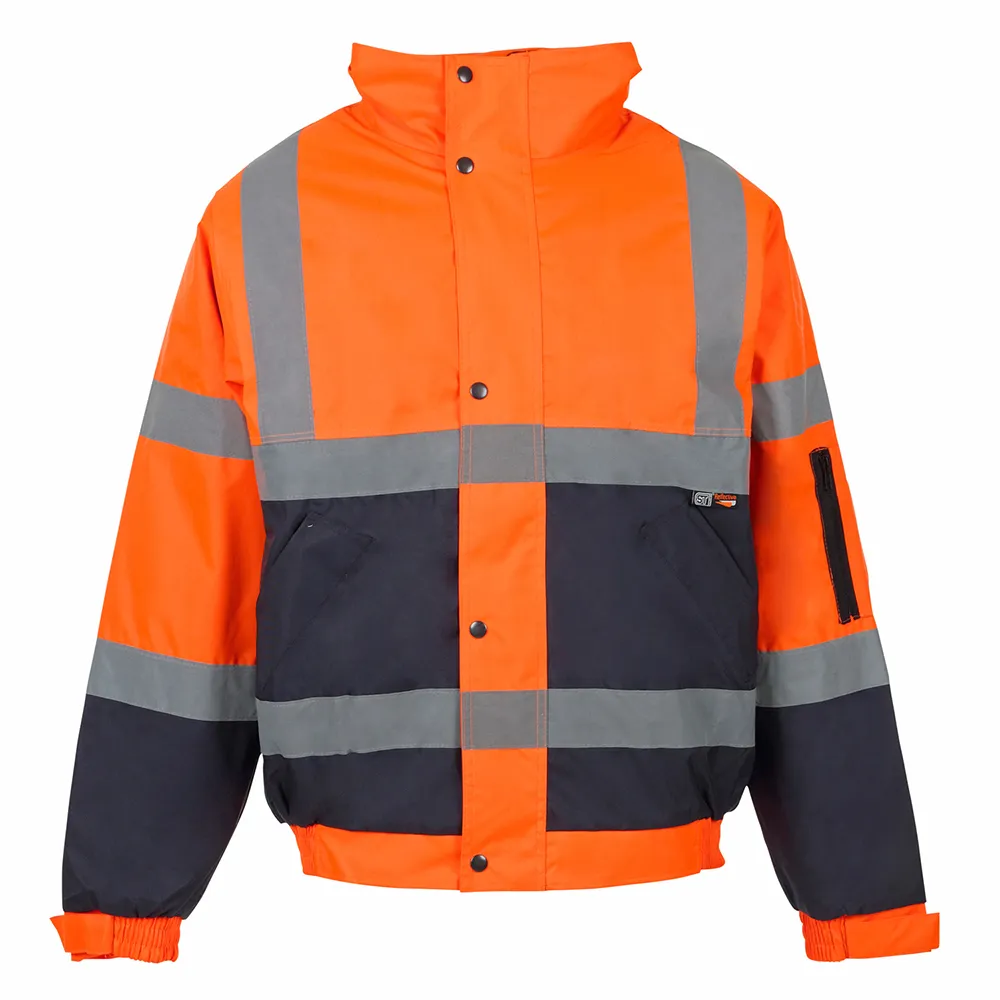 Supertouch Hi Vis 2 Tone Bomber Jacket