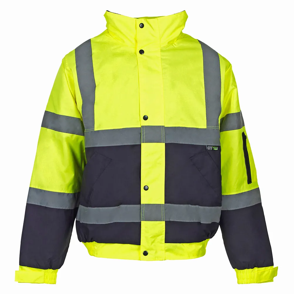 Supertouch Hi Vis 2 Tone Bomber Jacket