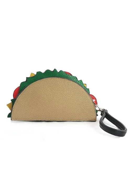 Taco Wristlet Purse 