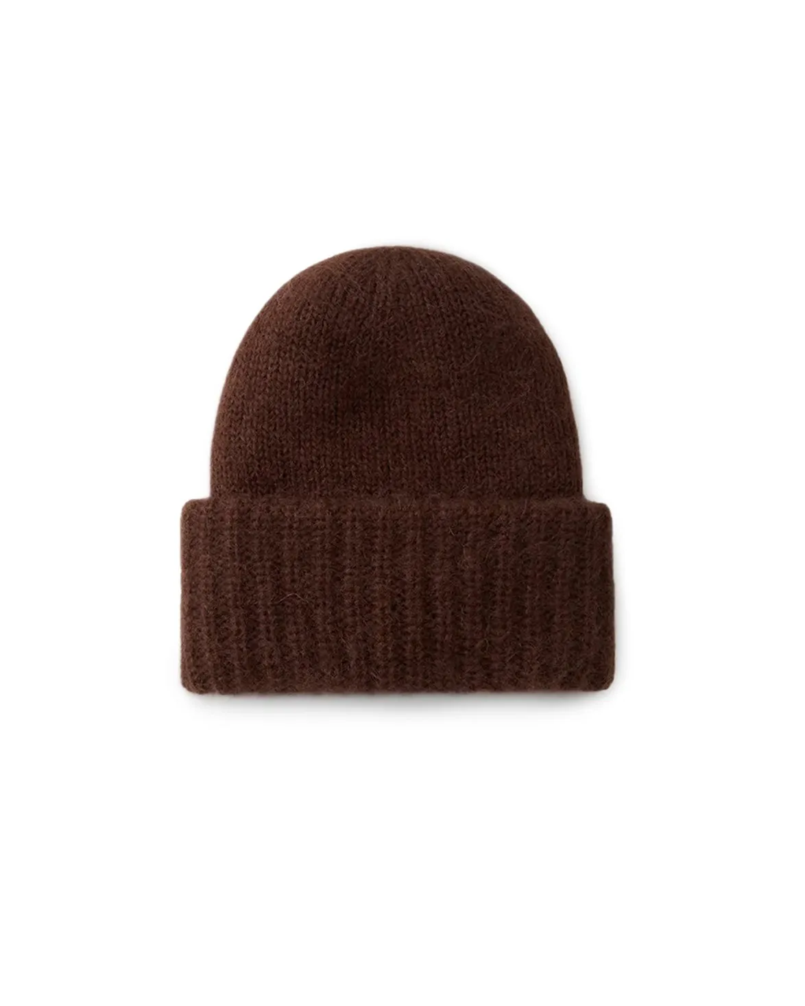 Teurn Studios Mohair Beanie Brown