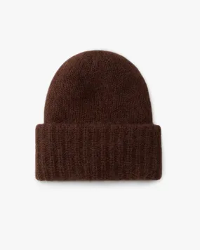 Teurn Studios Mohair Beanie Brown