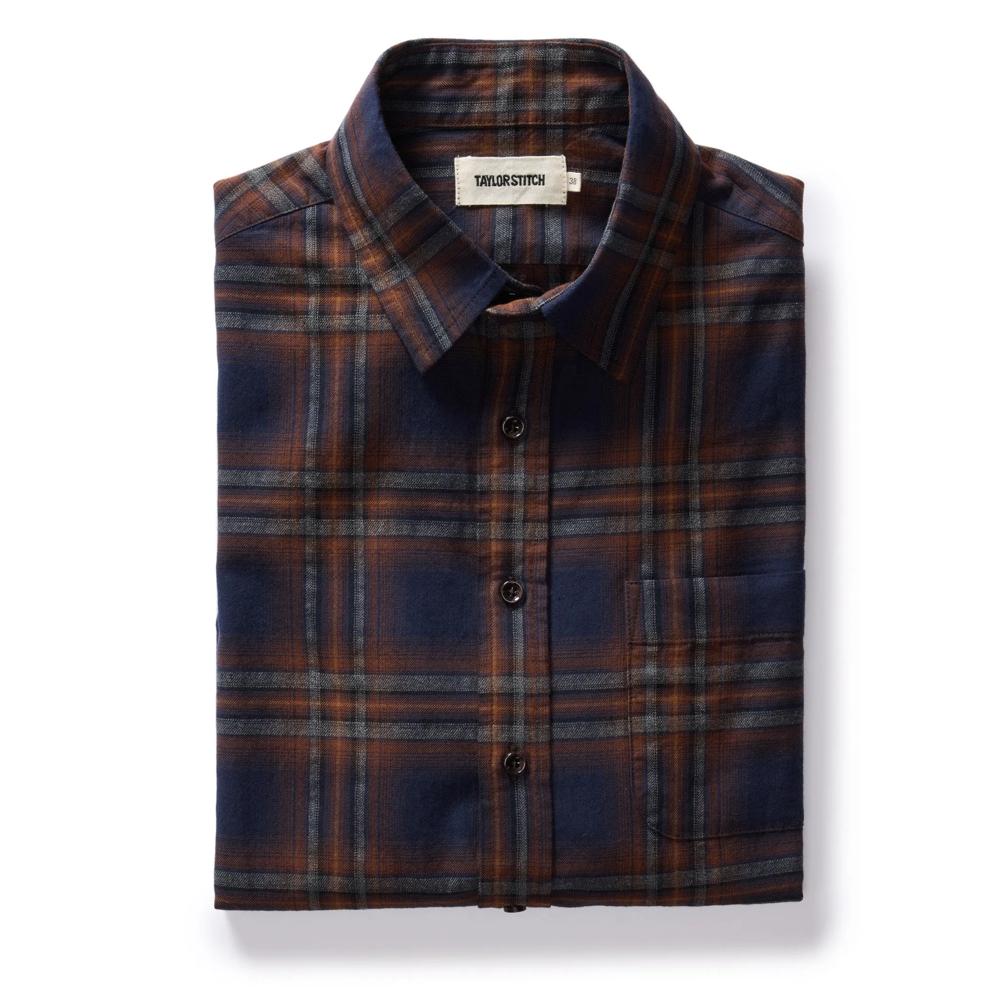 The California in Twilight Plaid Brushed Cotton Twill