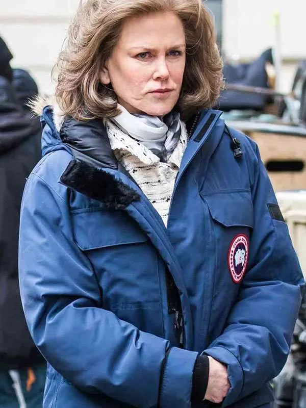 The Goldfinch Nicole Kidman Hooded Parka Coat - New American Jackets