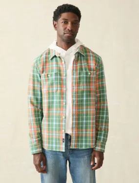 The Surf Plaid Flannel Shirt | Faherty