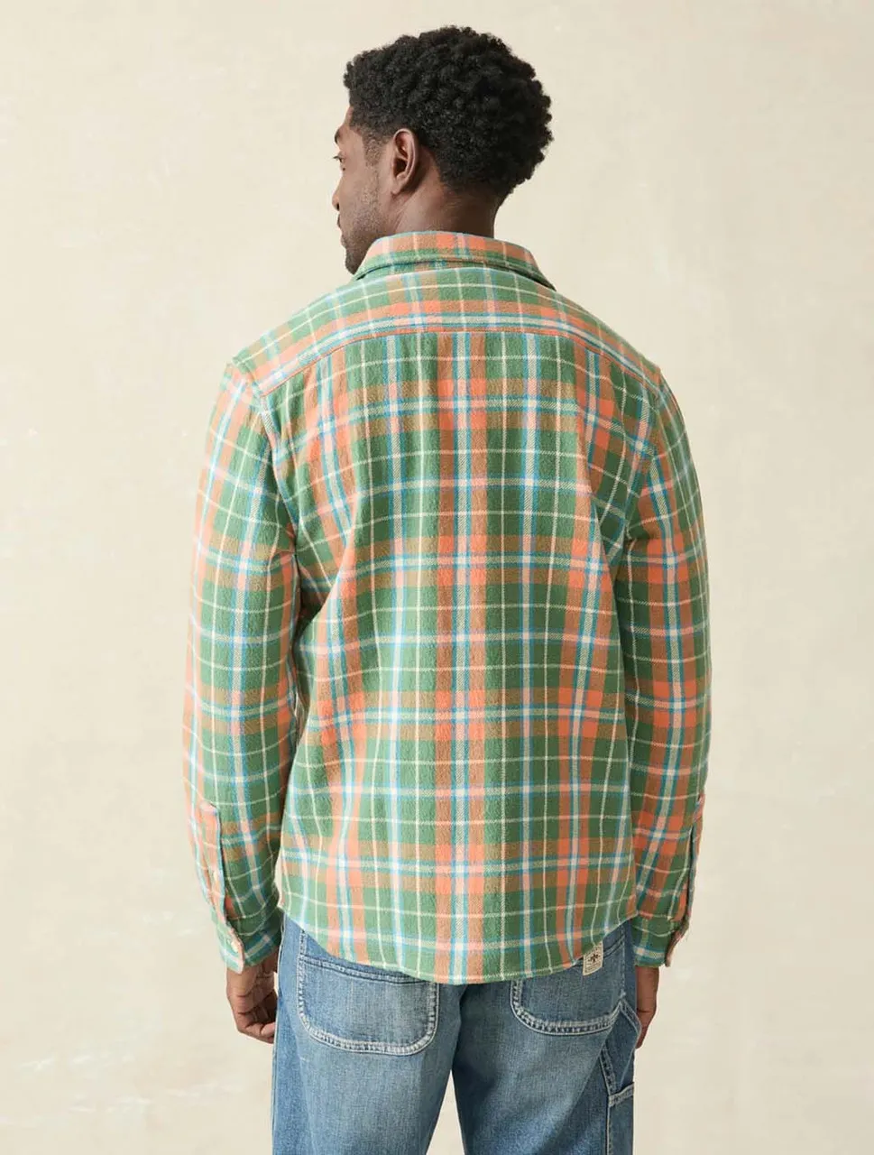 The Surf Plaid Flannel Shirt | Faherty