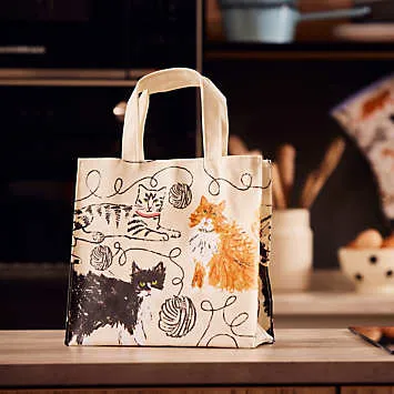 Ulster Weavers Feline Friends Small PVC Shopper Bag | Kaleidoscope