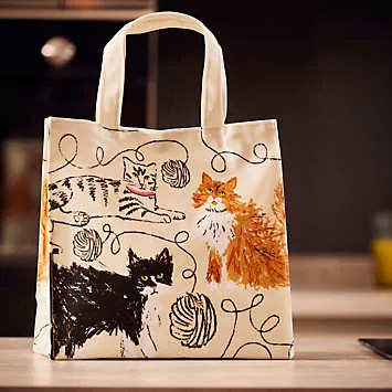 Ulster Weavers Feline Friends Small PVC Shopper Bag | Kaleidoscope